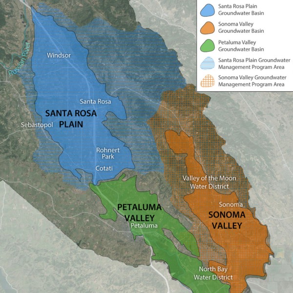 map of groundwater