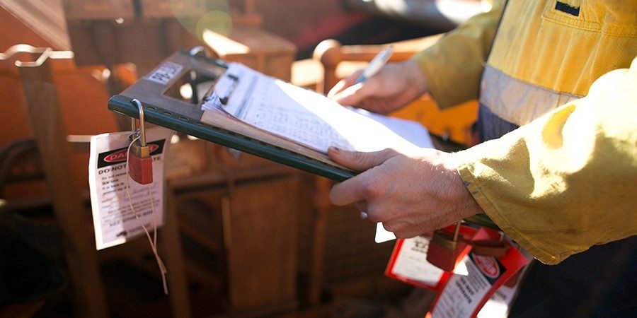 Generic photo of man with clipboard