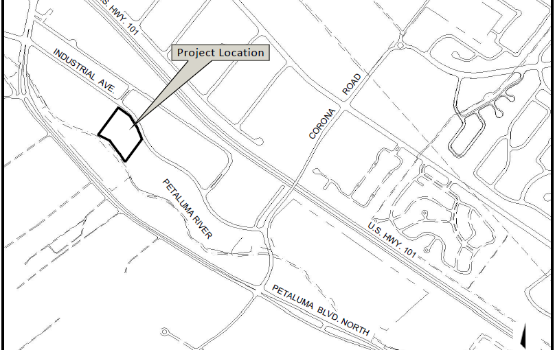 map of denman reach construction project