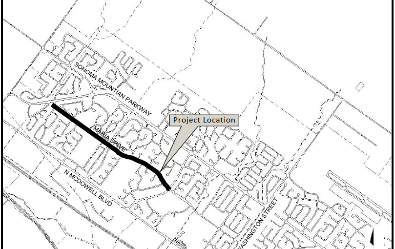 map of pavement restoration