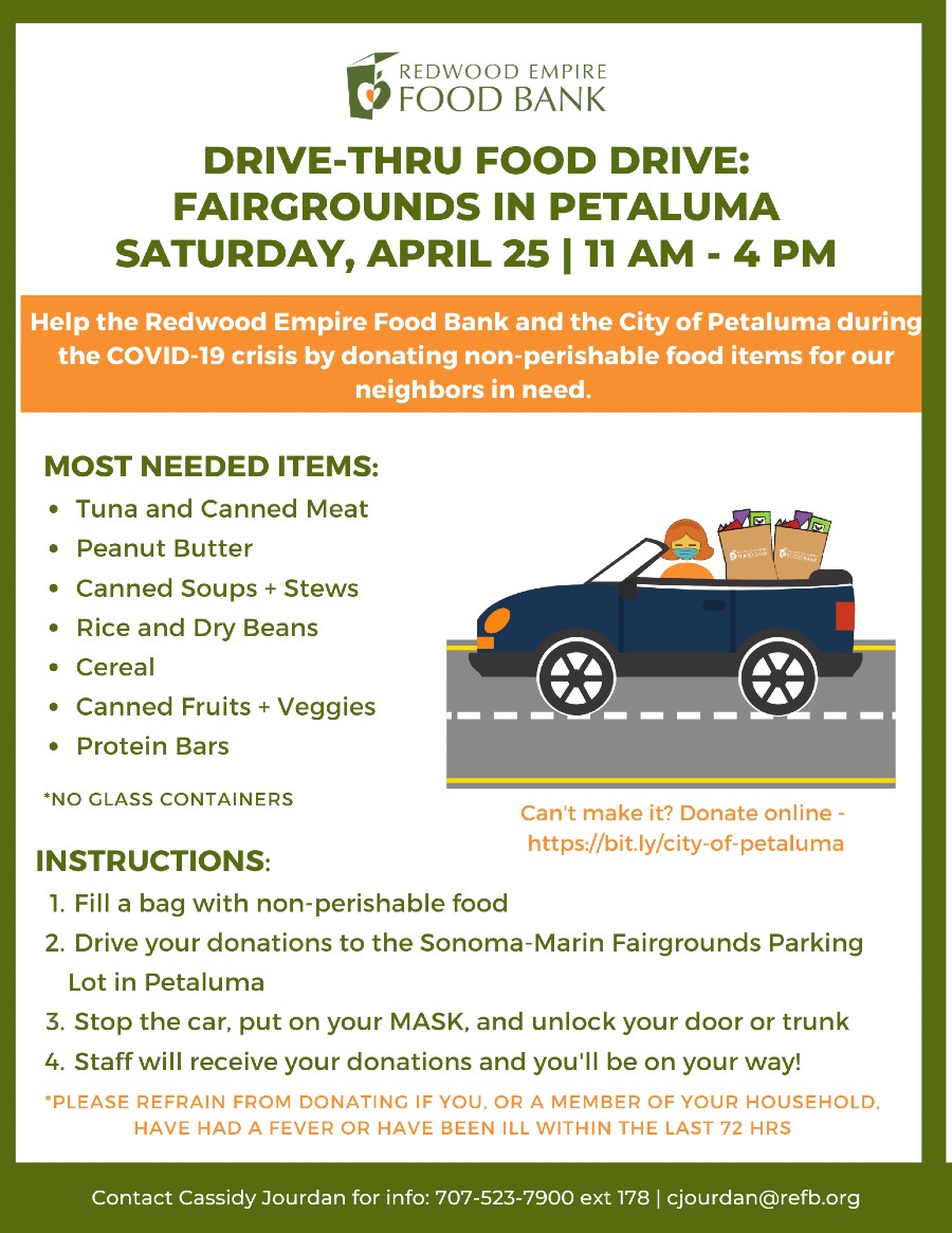 food drive flyer