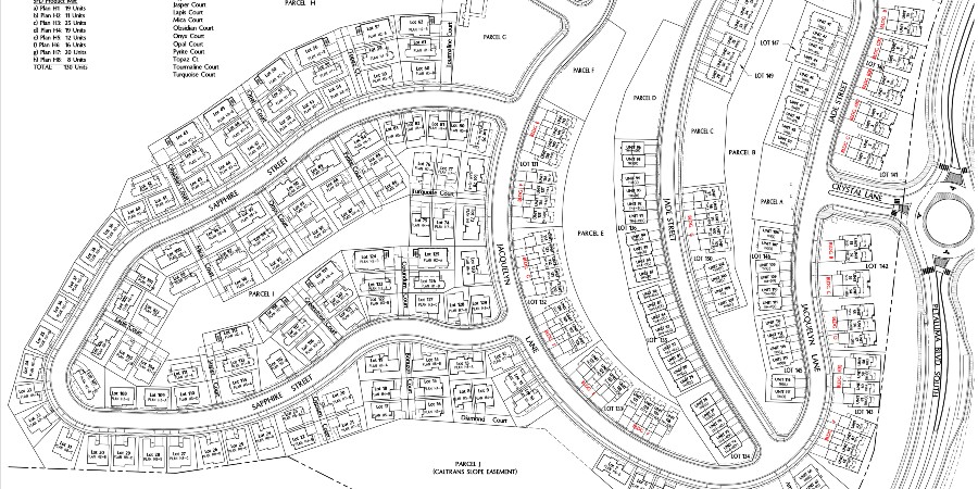 Parcel map for quarry heights