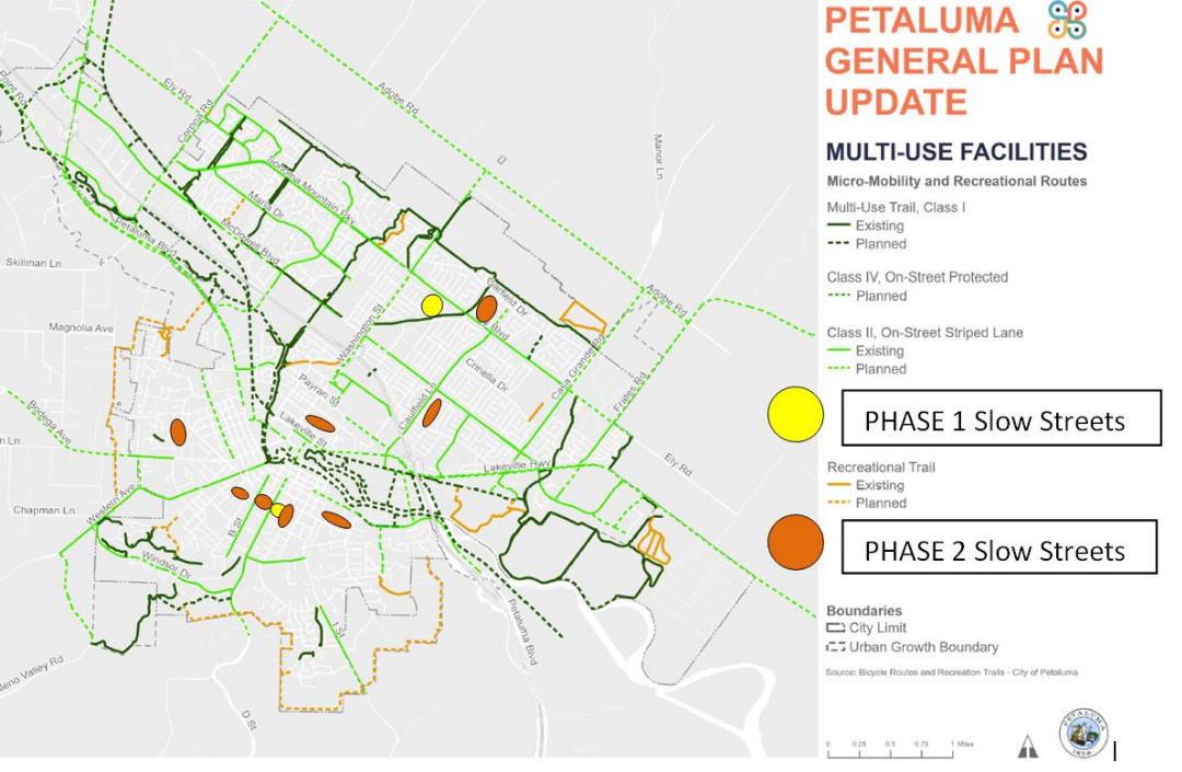 Phase 1 and 2 Slow Streets