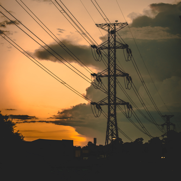 image of a powerline
