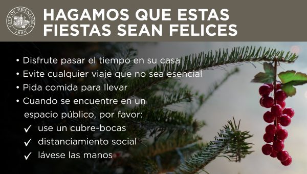 happy holiday graphic in spanish