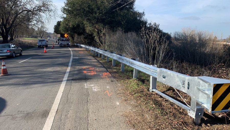 Petaluma Blvd North Guardrail