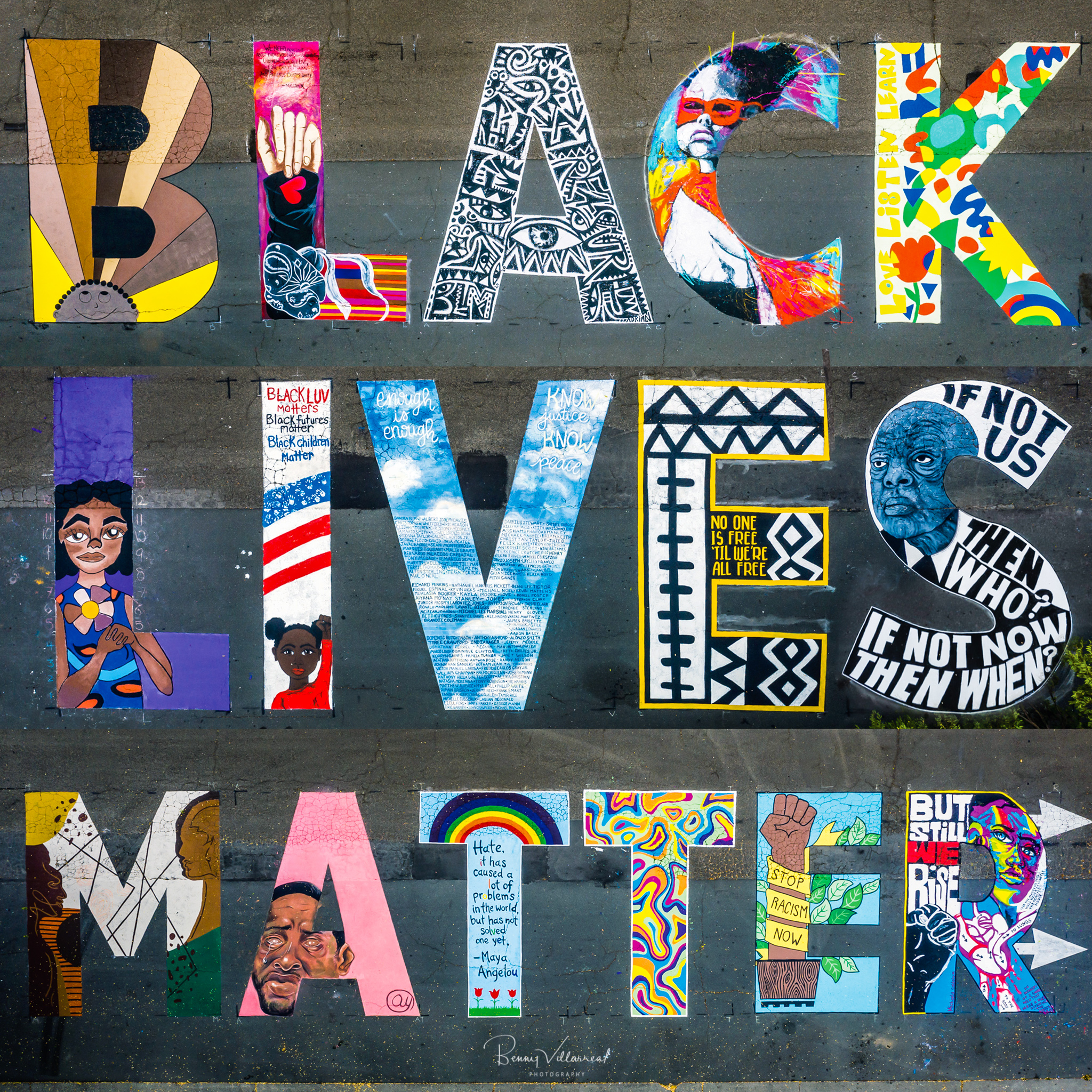 Black Lives Matter Street Mural