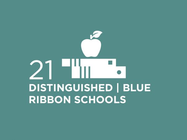 21 DISTINGUISHED BLUE RIBBON SCHOOLS INFOGRAPHIC