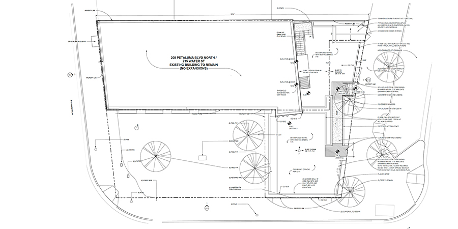 Site plan map