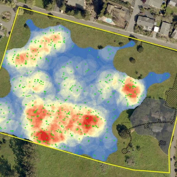 Map of Badger Burrows