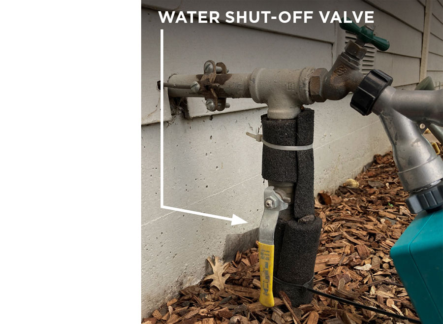 image of water meter valve