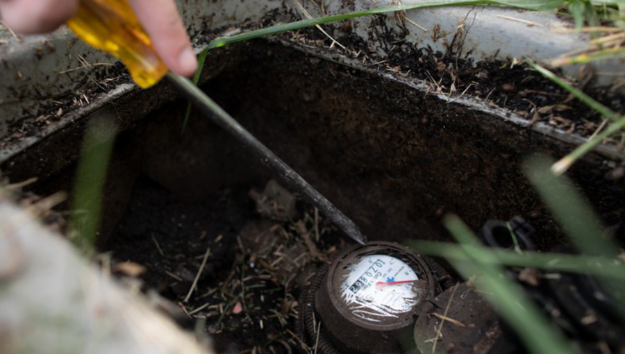 photo of water meter