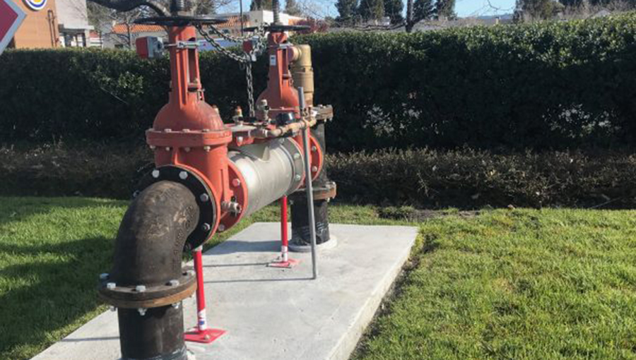 image of a backflow pipe