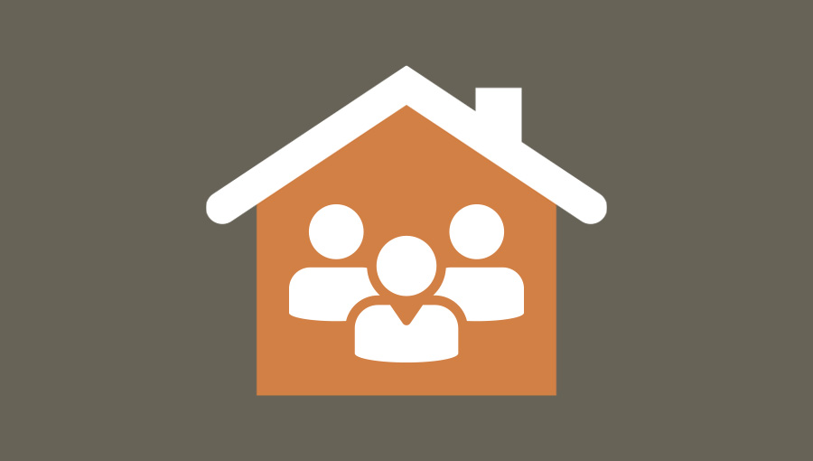 icon for tenants in a house