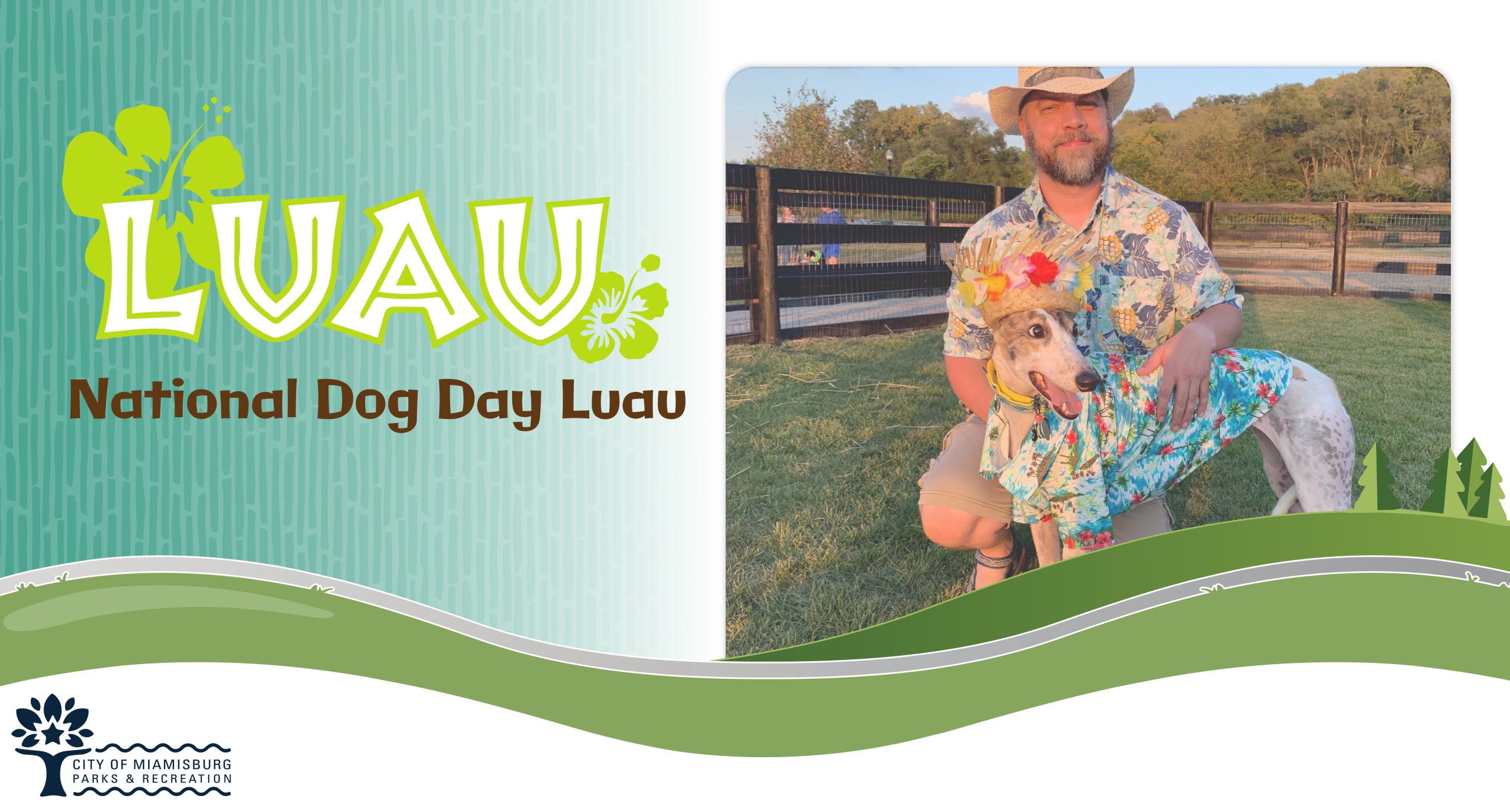 National Dog Day Luau Miamisburg Parks and Recreation