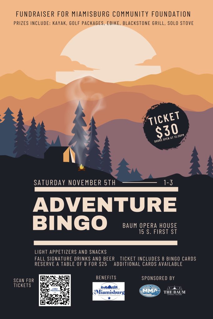 Adventure Bingo Flyer