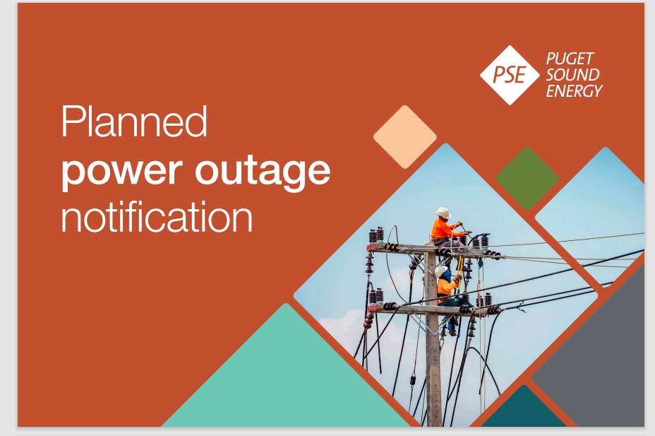 PSE- Planned Power Outage