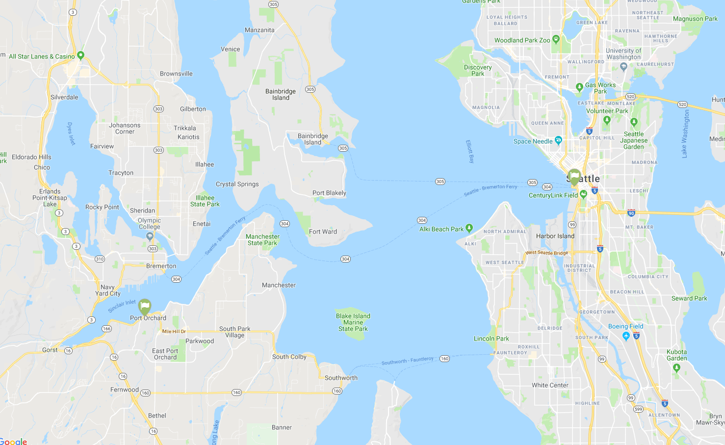 Port Orchard Washington Map Map for Website   Port Orchard