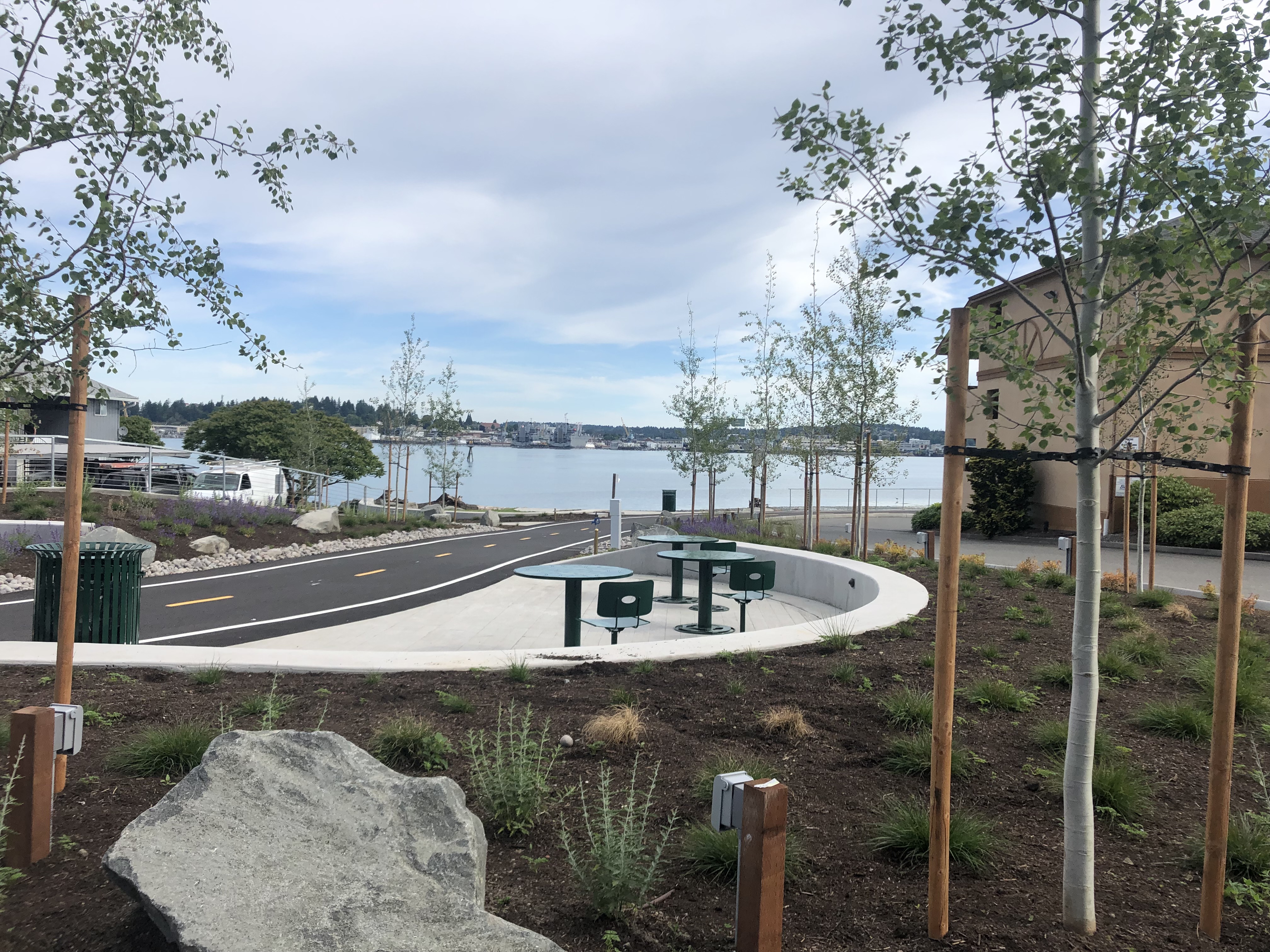 Picture of Rockwell Park and the Bay Street Pedestrian Pathway