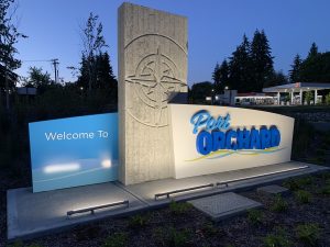 Welcome to Port Orchard sign