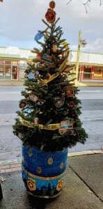 PO Police Christmas Tree