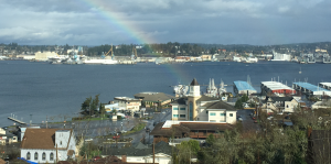 city hall rainbow