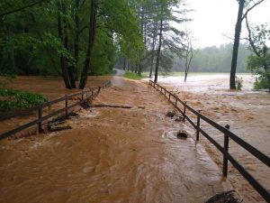 Flooding in Rutherfordton