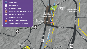 Purple Martin Greenway Map