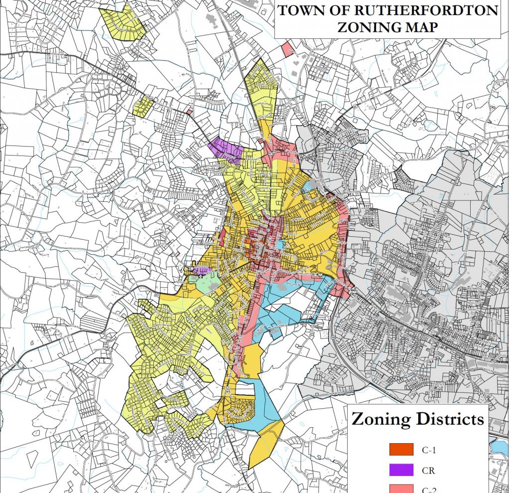 Zoning Map - Rutherfordton, NC