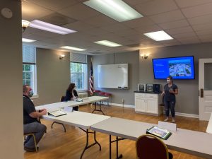 Randee Sherrod addressing '20 citizens academy class