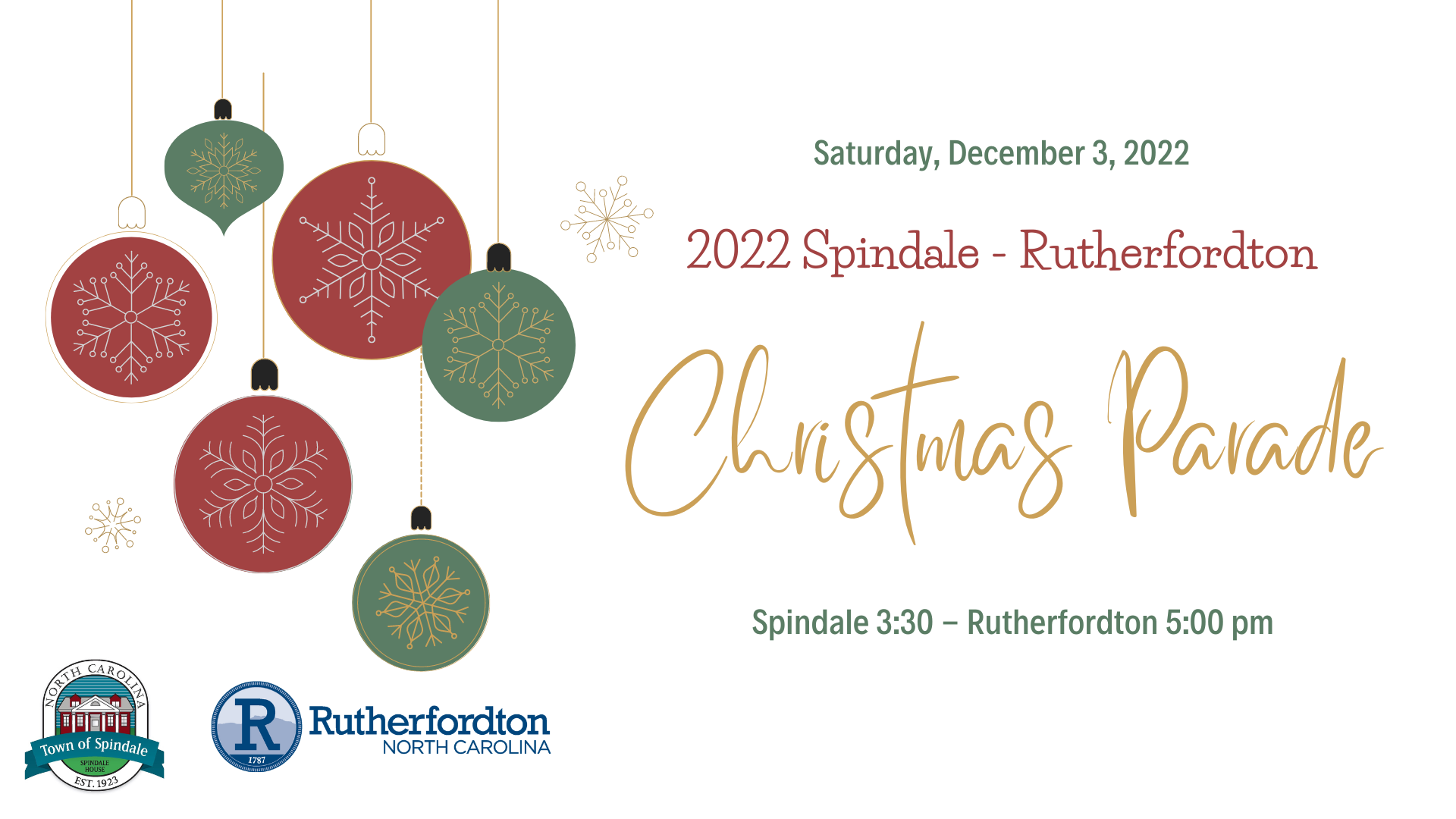 SpindaleRutherfordton Christmas Parade To Return December 3rd, 2022