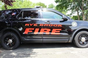 Rye Brook Fire department vehicle