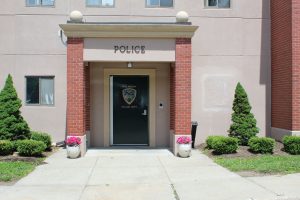 Police door front entrance