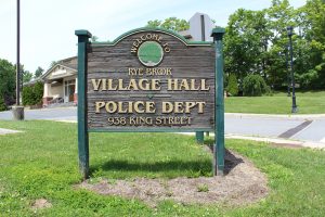 Village of Rye Brook welcome sign