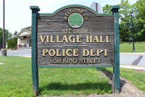 VIllage of Rye Brook welcome sign