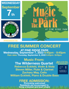 Music in the Park 9/7