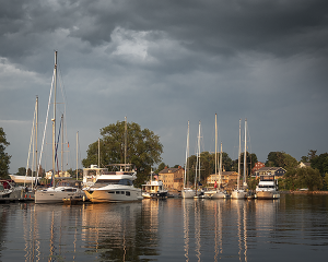 Boats in the harbor