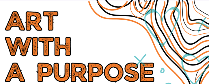 art with a purpose title graphic