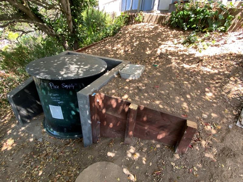 Individual pump systems were installed in the resident's homes.