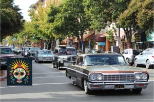 Car Procession in Downtown San Rafael