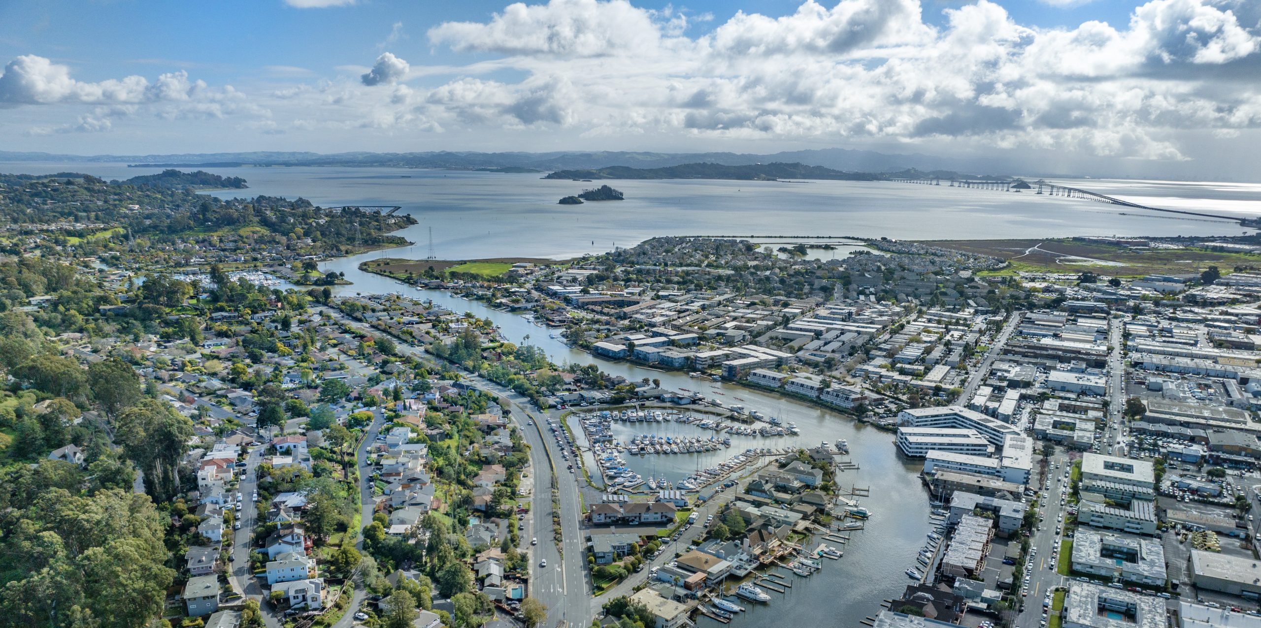 24-Mar_0367 Aerial photo of San Rafael Canal