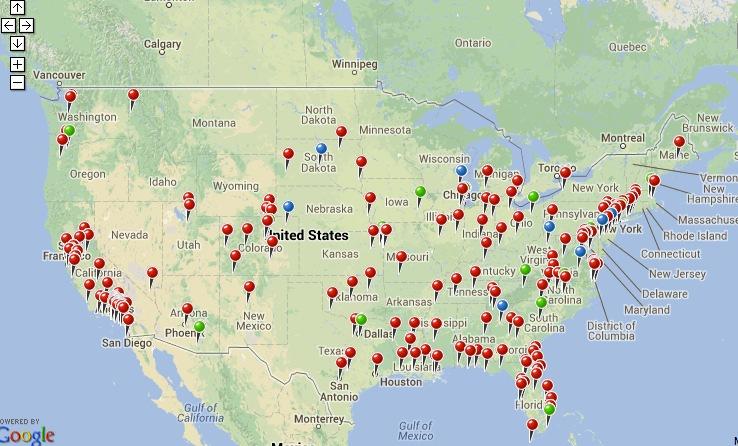 Communities participating in 100,000 Homes Campaign