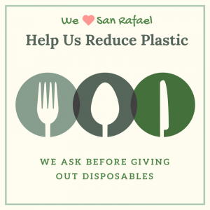 Help Us Reduce Plastic Sticker