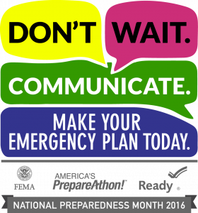 Disaster Preparedness Month