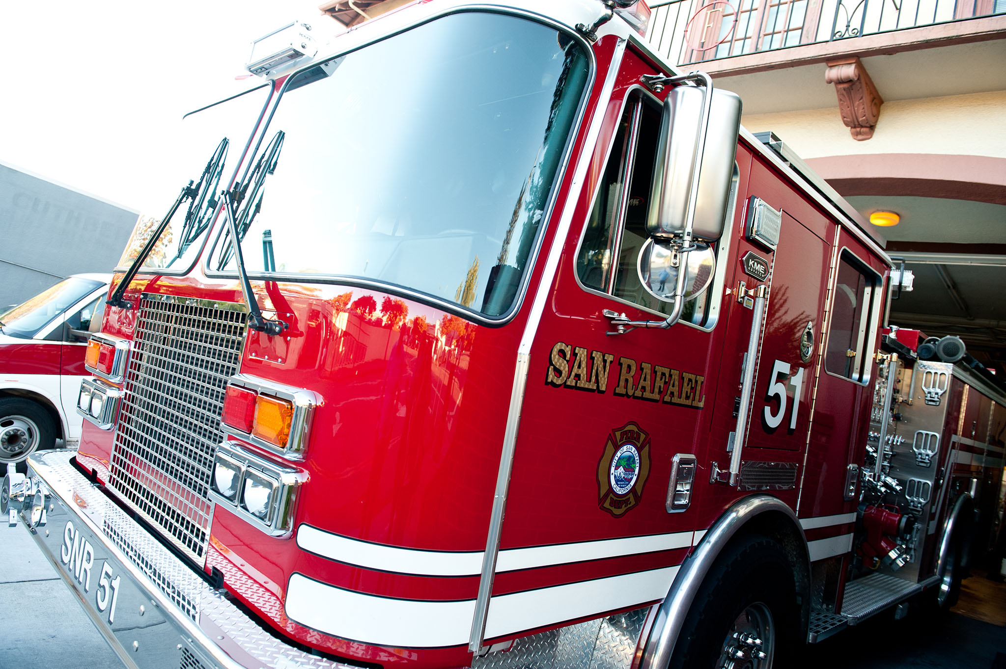 Fire Truck at Fire Station 51