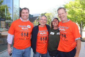 Supervisor Connolly, Chamber Board Members, and Niece from Downtown Streets Team