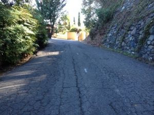 Resurfacing Cracked Street