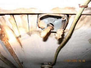 exposed junction box