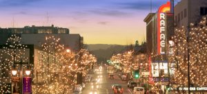 Down Town San Rafael at Night