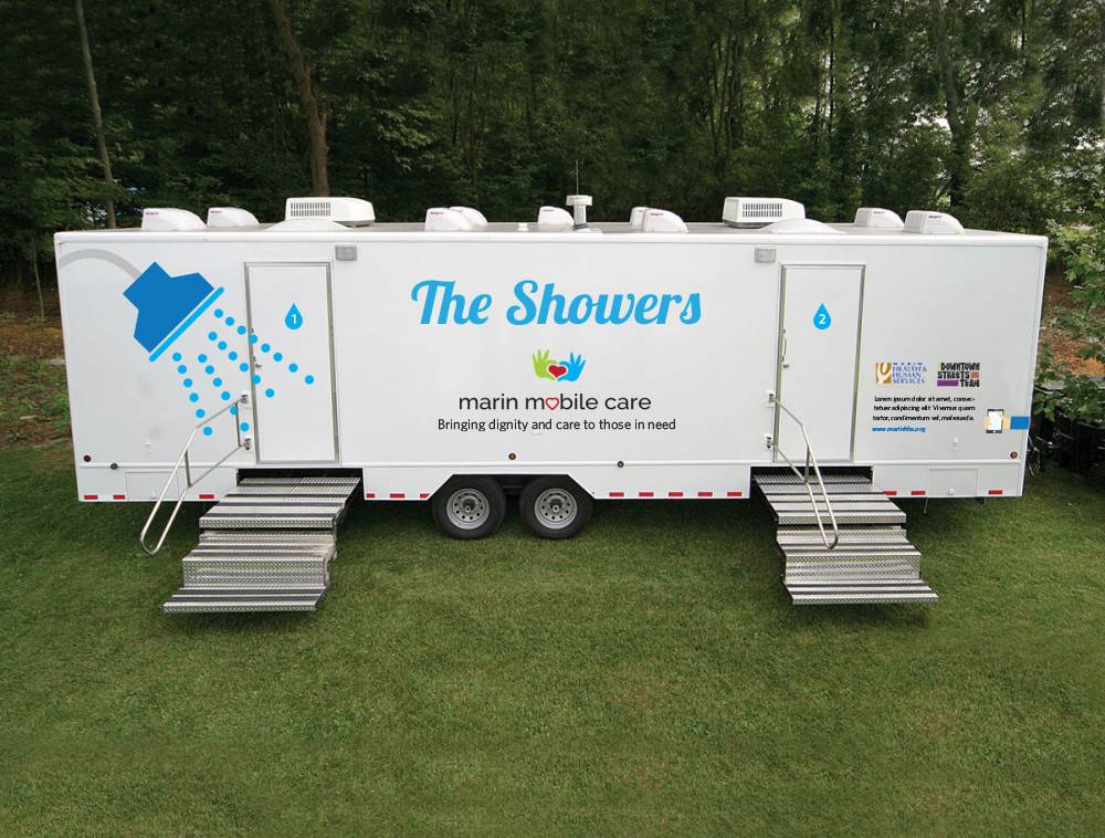 Mobile Shower Mockup